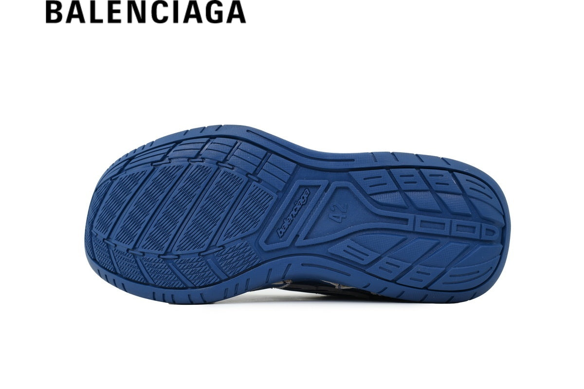 Balenciaga Skate men's shoes women sneakers in Blue