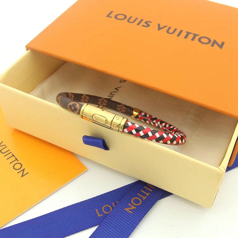 Louis Vuitton Daily Confidential Pink 18K Gold Bracelet