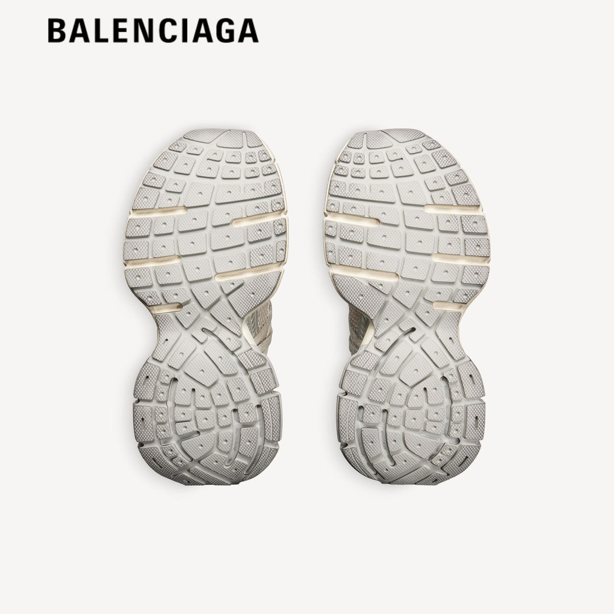 Balenciaga 3XL men's shoes women sneakers Silver Beige