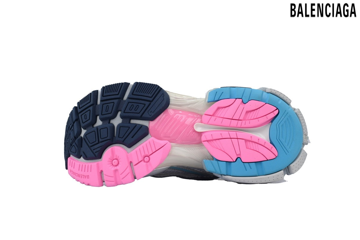 Balenciaga Runner men's shoes women sneakers ¨C White, Navy & Pink