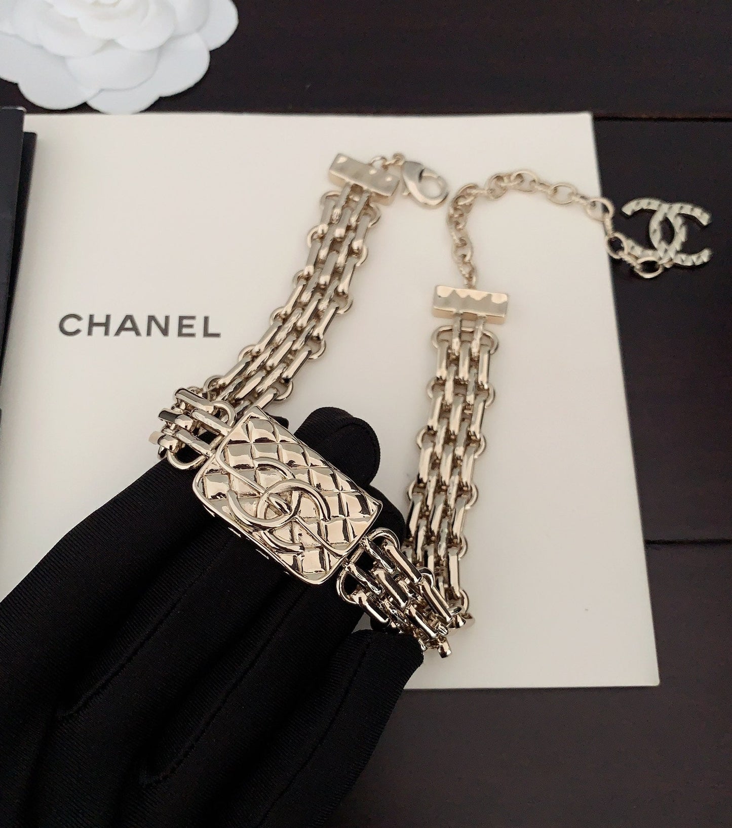 Chanel Gold Chain 18K Gold Necklace