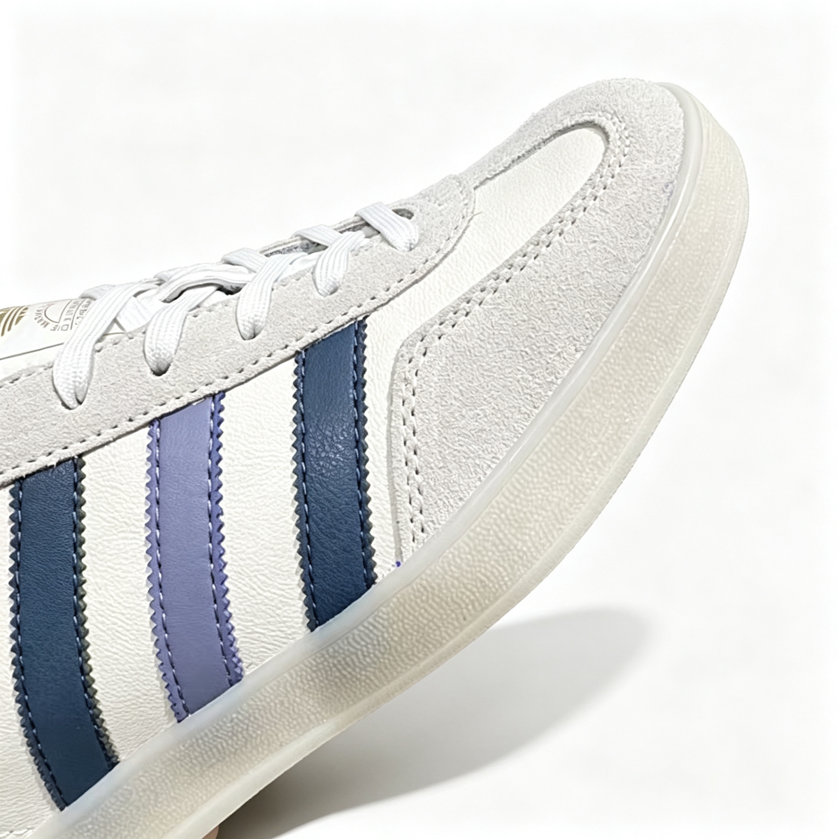 adidas samba  women's shoes  men's samba sneakers adidas samba 'Off White / Dark Blue / Purple'