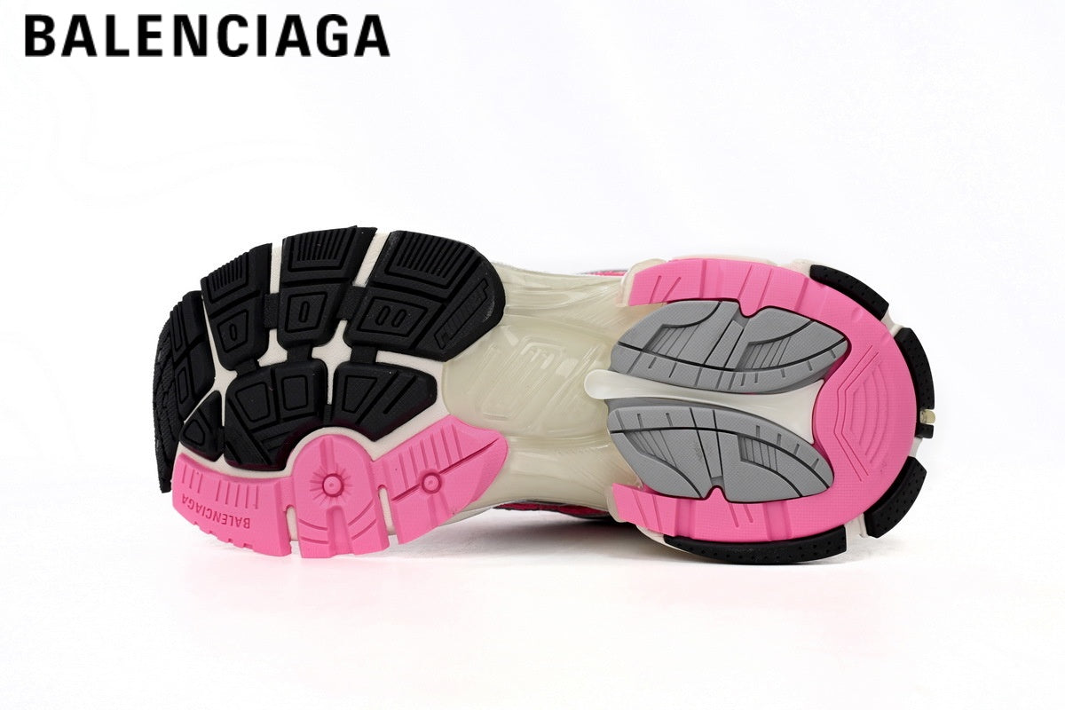 Balenciaga Runner men's shoes  women sneakers ¡ª White / Pink