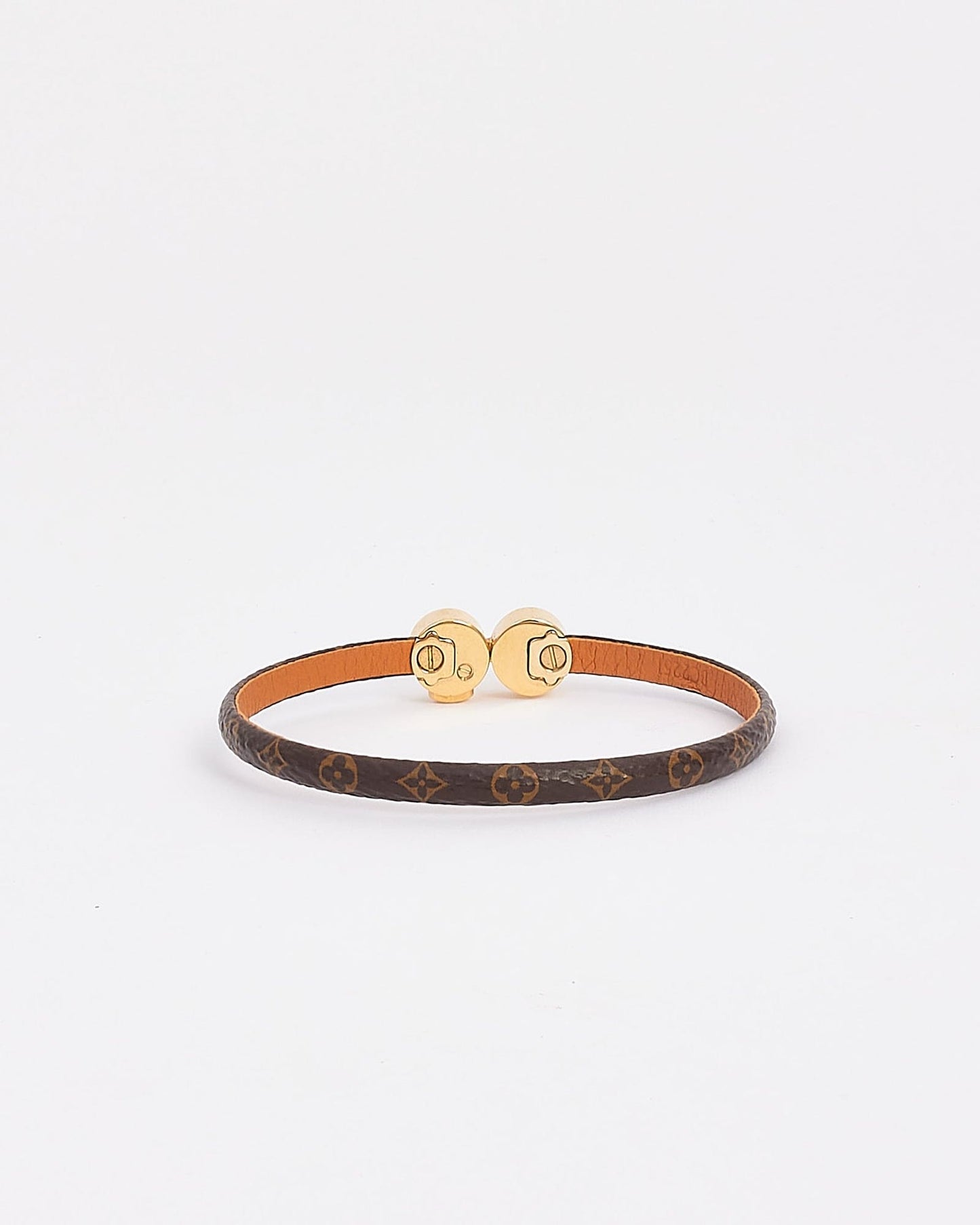 Louis Vuitton Historic Mini Monogram 18K Gold Bracelet