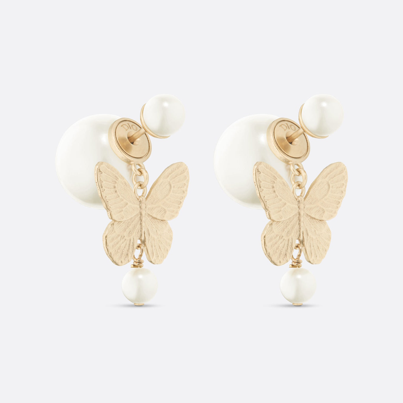 Dior Tribales Pearl 18K Gold Earrings