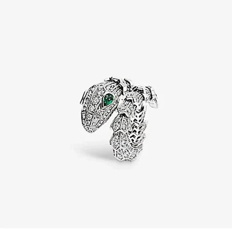 Bvlgari Serpenti Tubolari 18K Gold Ring