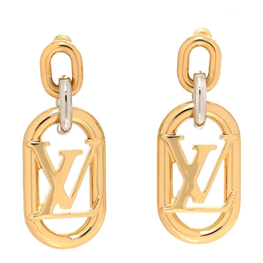 Louis Vuitton My Everyday Chain 18K Gold Earrings