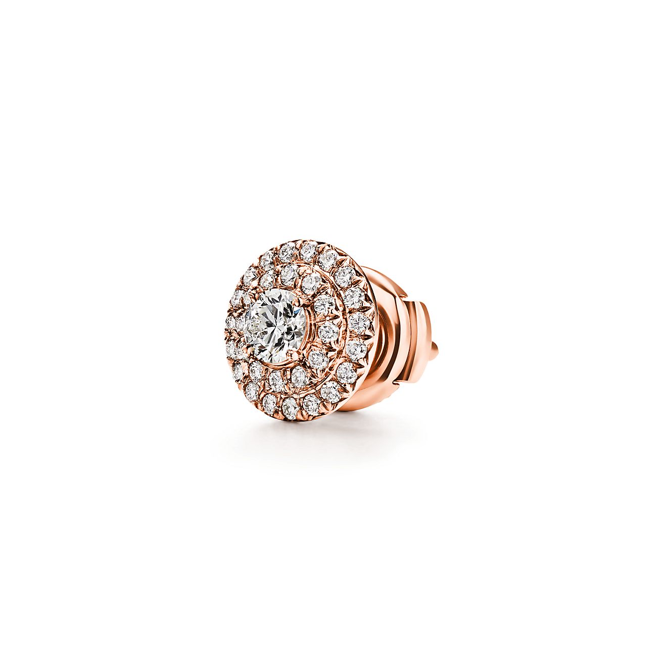 Tiffany Soleste Diamonds 18K Rose Gold Earrings