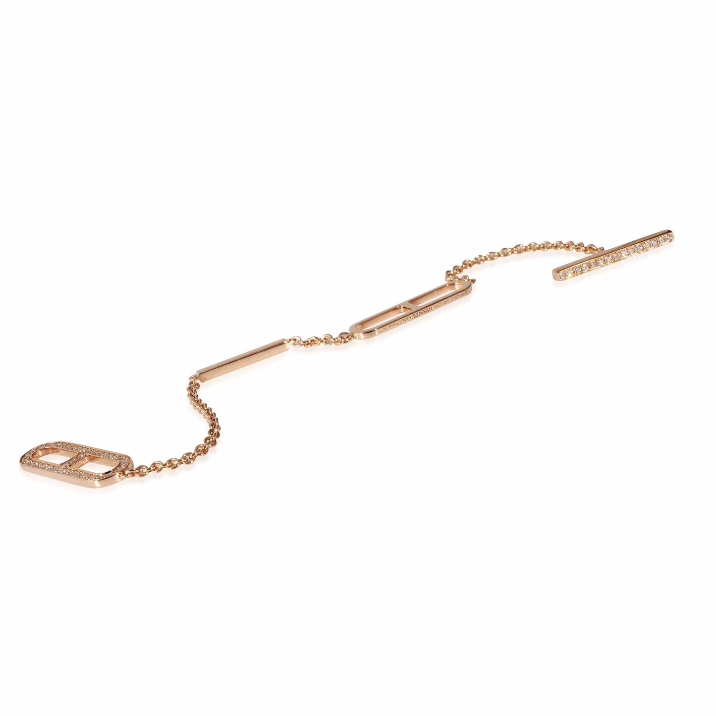 Hermes Ever Chaine D'ancre 18K Gold Bracelet