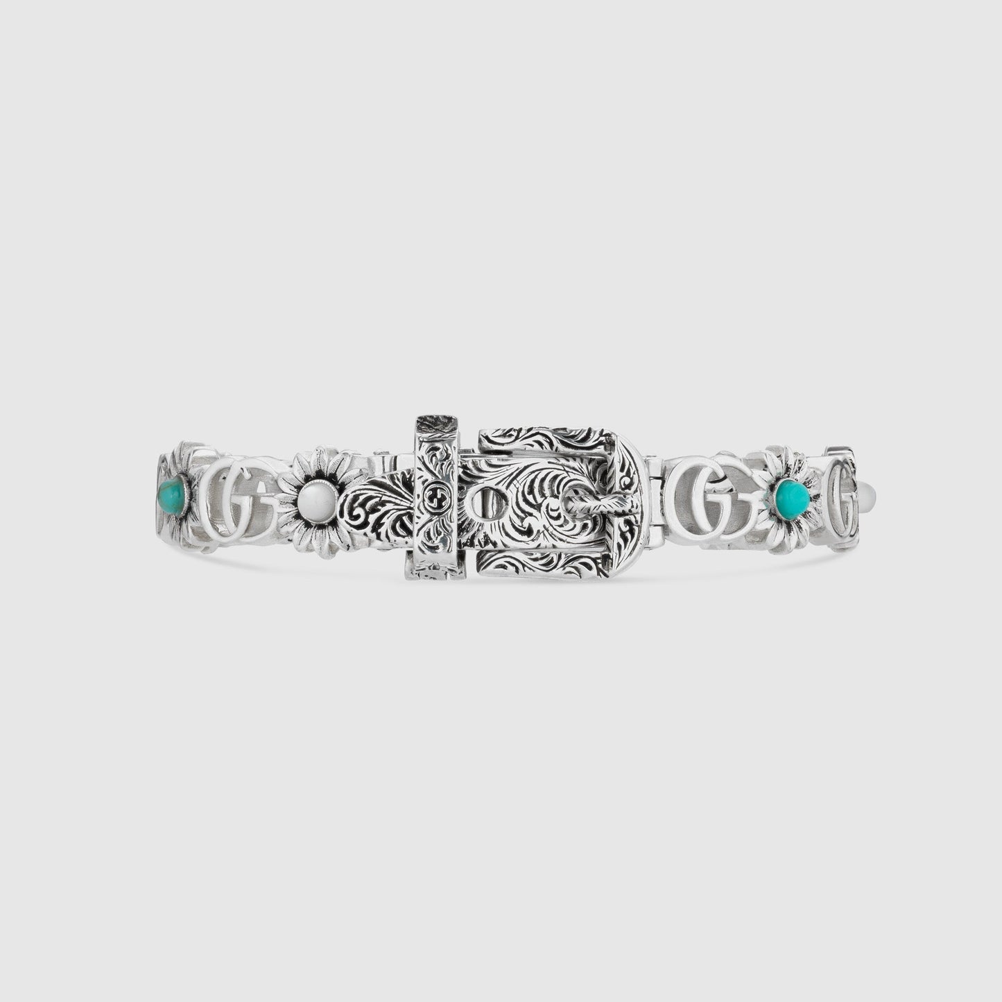 Double Gucci Flowers Bracelet