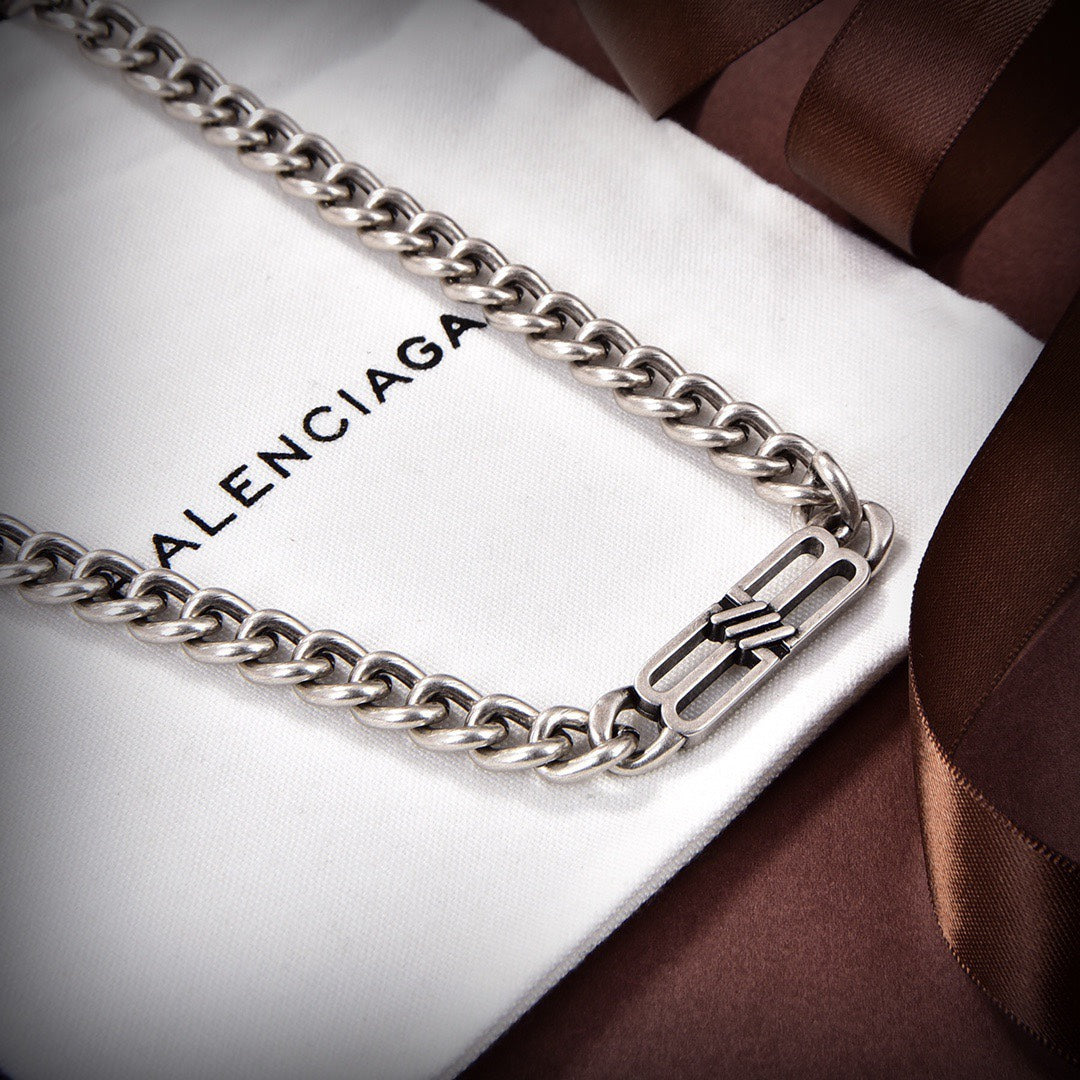 Balenciaga Icon Chain 18K Gold Necklace