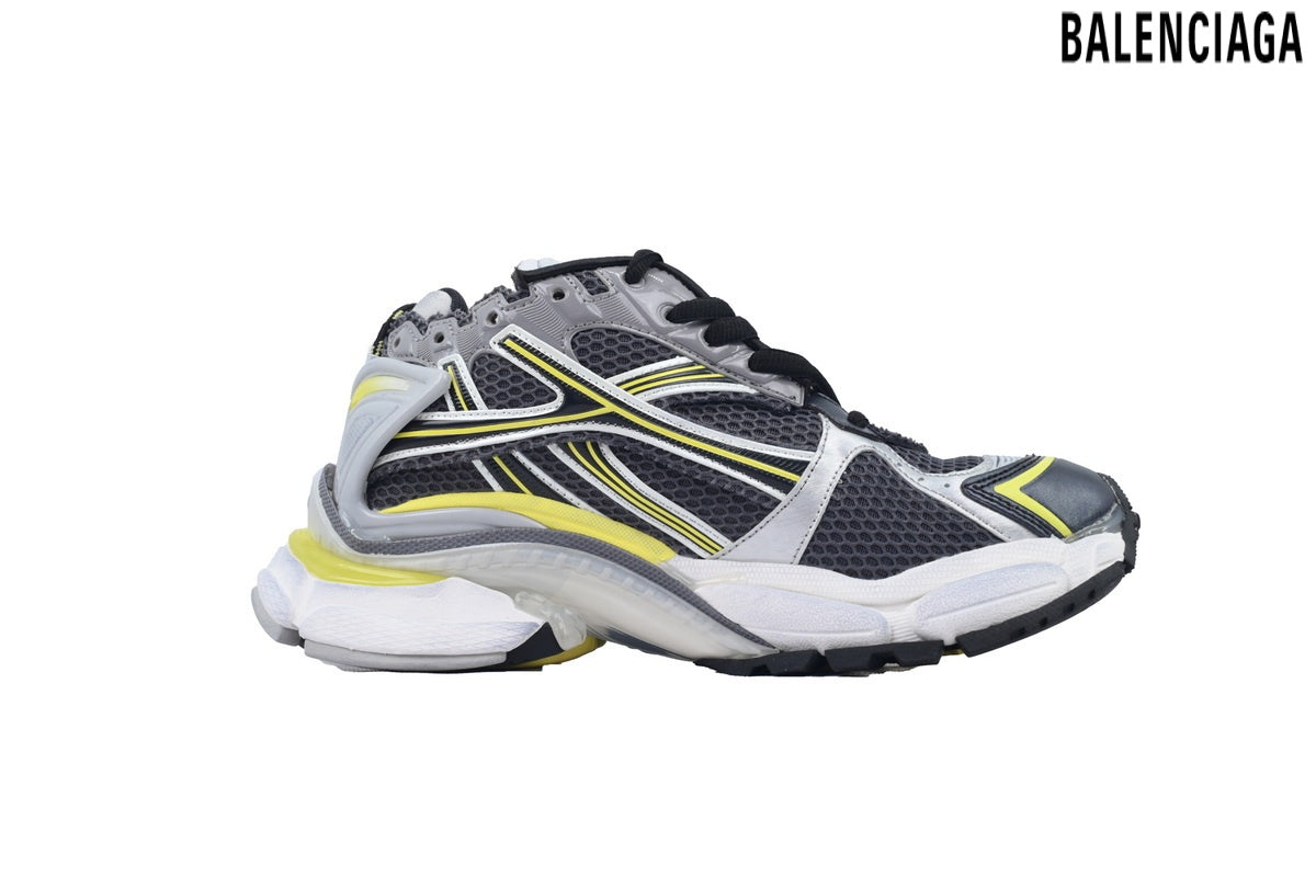 Balenciaga Runner men's shoes  women sneakers ¨C Grey & Yellow