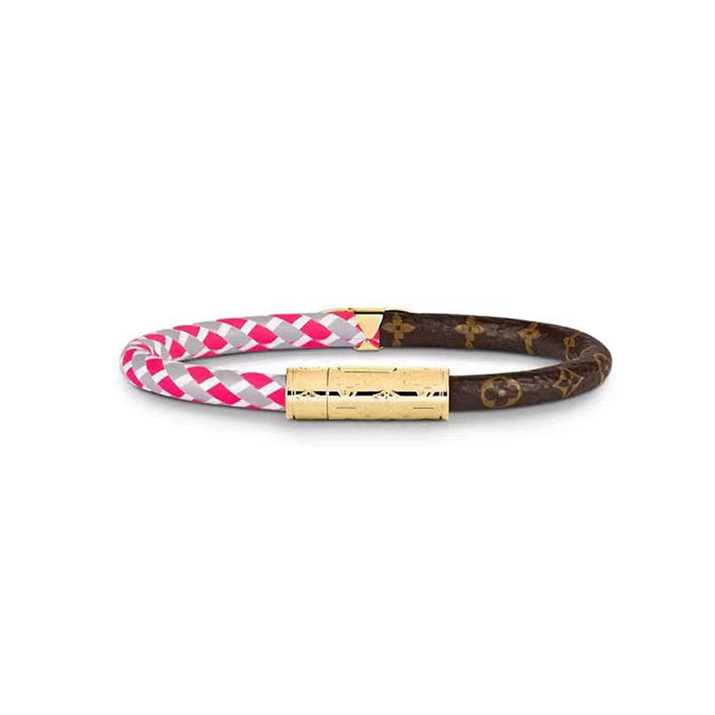 Louis Vuitton Daily Confidential Pink 18K Gold Bracelet