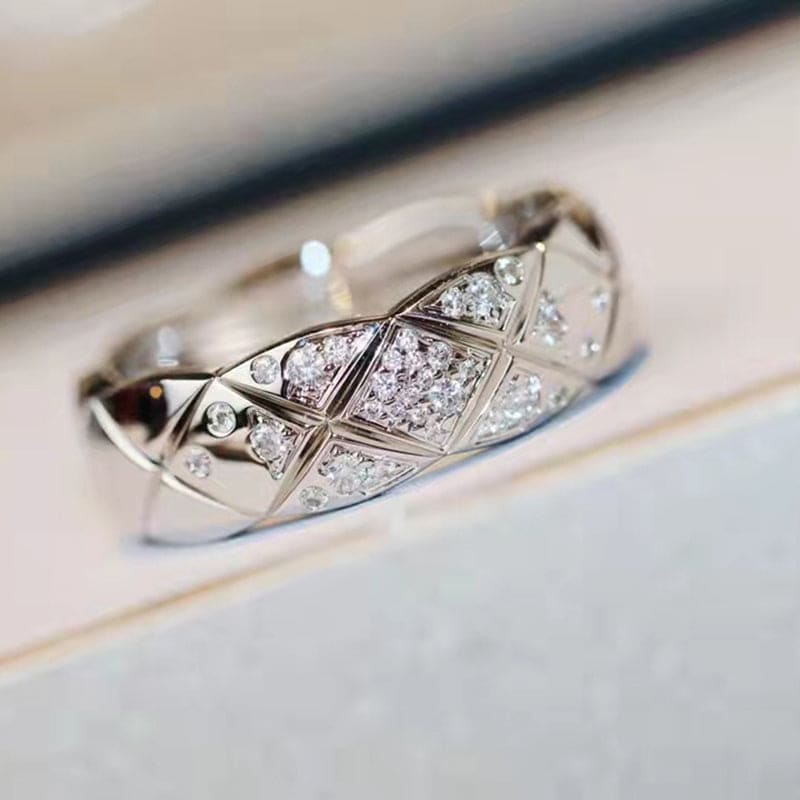 Chanel Coco Crush Diamonds 18K White Gold Ring