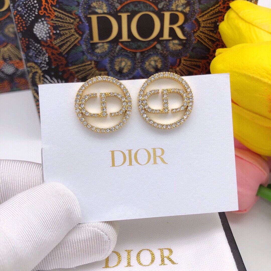 Dior 30 Montaigne 18K Gold Earrings