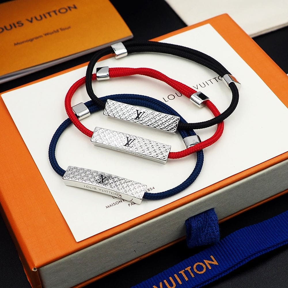 Louis Vuitton Champs Elys ̈¦es Blue 18K Gold Bracelet