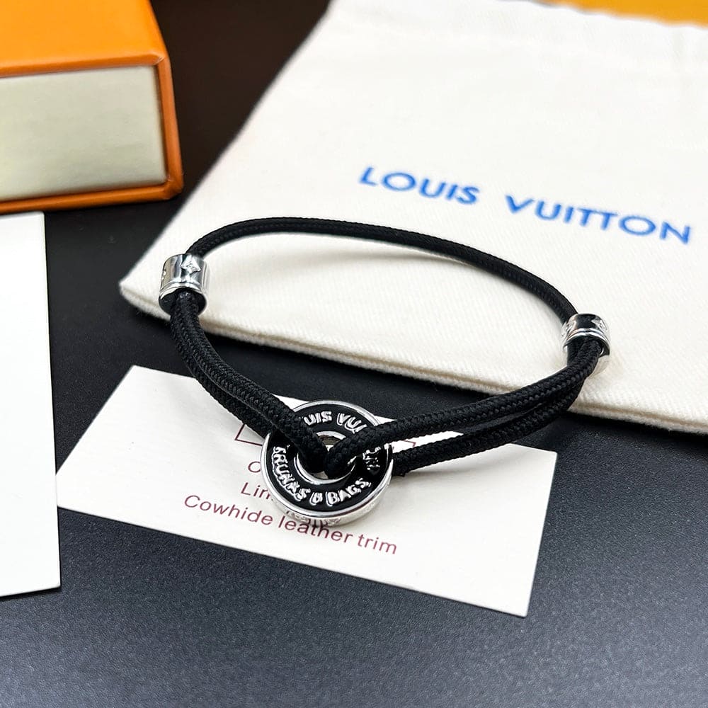 Louis Vuitton Disc 18K Gold Bracelet