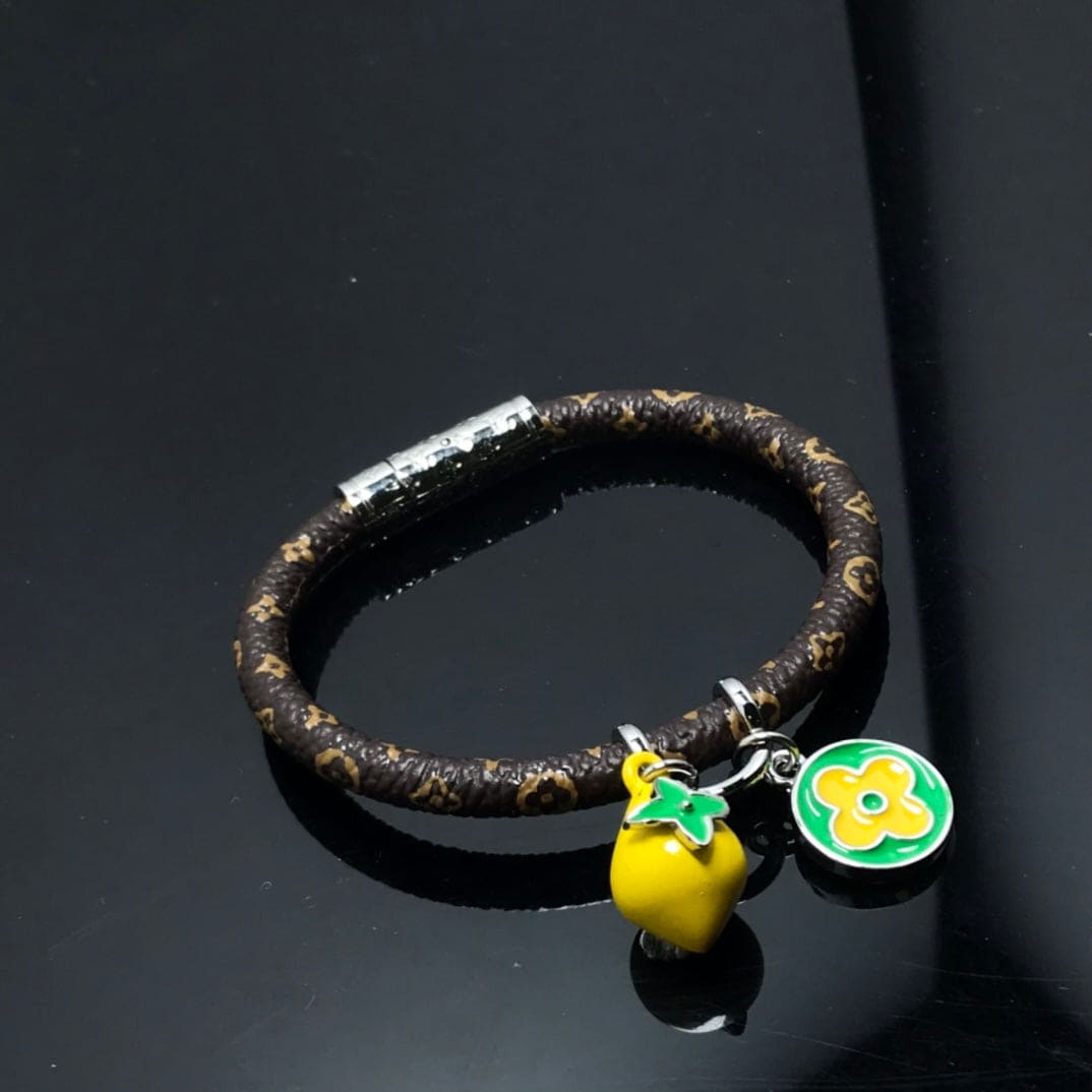 Louis Vuitton Hang It Fruits Lemon 18K Gold Bracelet