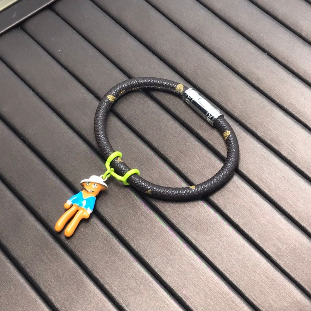Louis Vuitton Hang It Mascot 18K Gold Bracelet