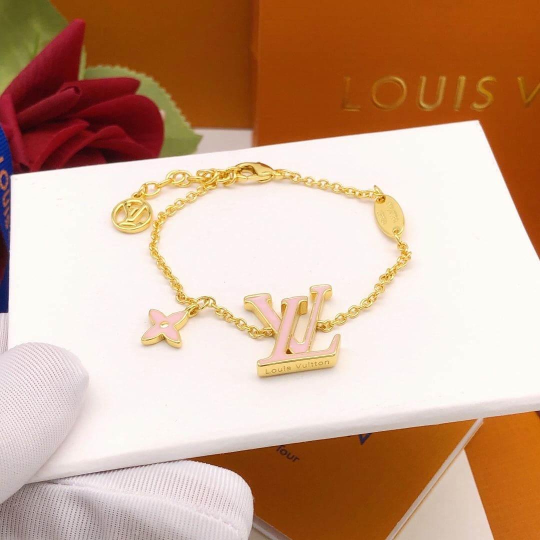 Louis Vuitton Iconic Enamel 18K Gold Bracelet