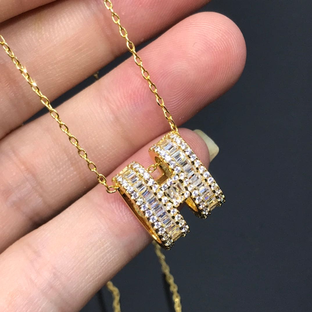 Hermes Diamonds 18K Gold Necklace