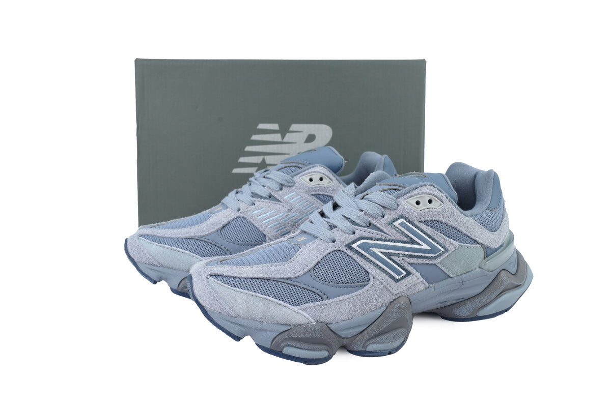 New Balance 9060 Women's & Men's Slate Blue Grey Chunky Retro Sneakers