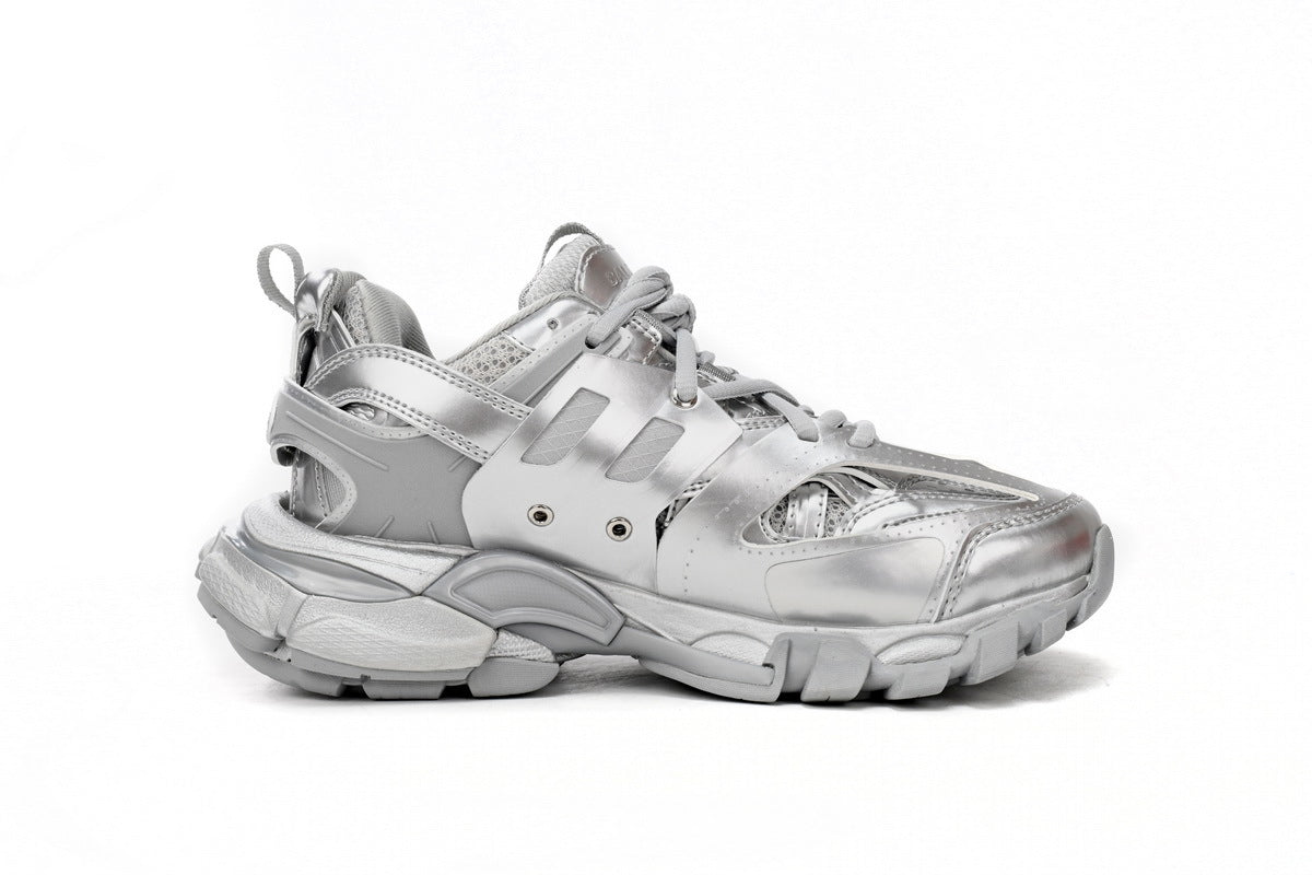 Balenciaga men's shoes Track Sneaker   balenciaga runners Silvery-white