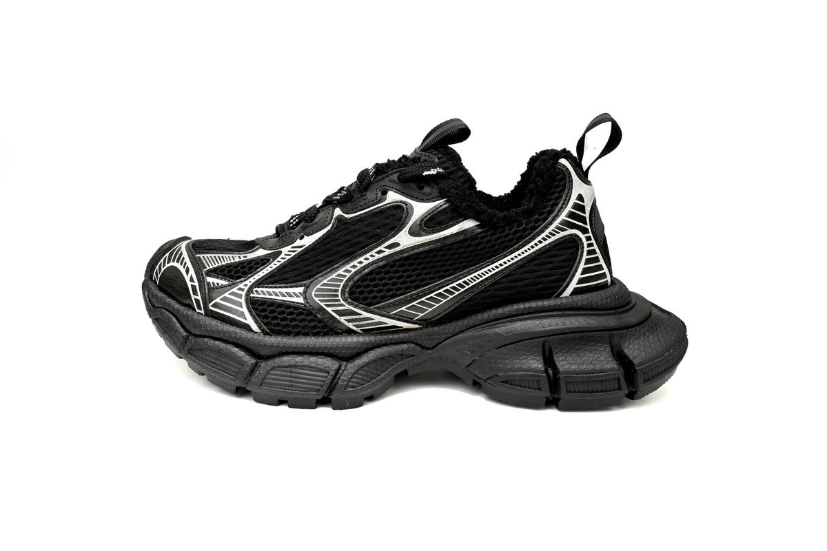 Balenciaga 3XL men's shoes Track Sneaker ¨C Low-Top Chunky Sole balenciaga runners black