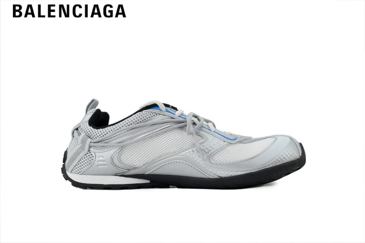 Balenciaga Skate men's shoes  women sneakers ¡ª Silver, White & Blue