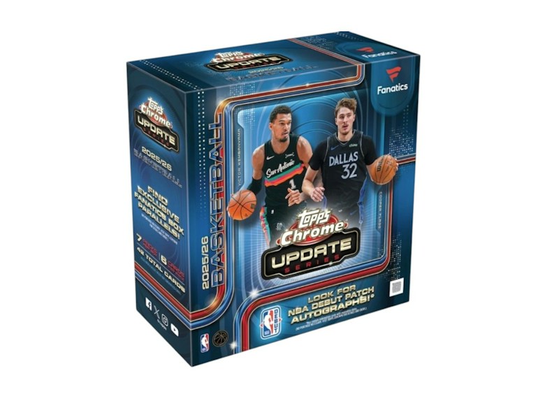 2025-26 Topps Chrome Update Basketball Mega Box (Fanatics Exclusive)