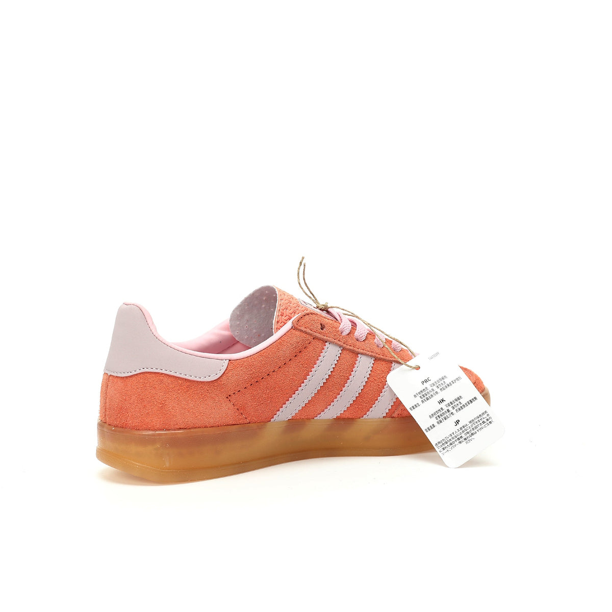 Adidas Originals Gazelle Indoor ¨C Orange / Pink Gum Suede Low-Top Sneakers