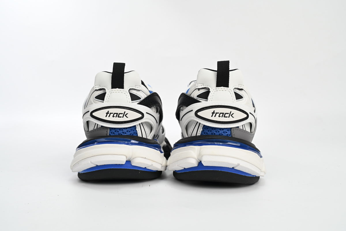 Balenciaga men's shoes Track Sneaker balenciaga runners White and blue
