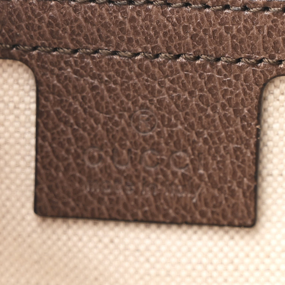 Soft GG Supreme Monogram Medium Ophidia Belt Bag Dark Brown