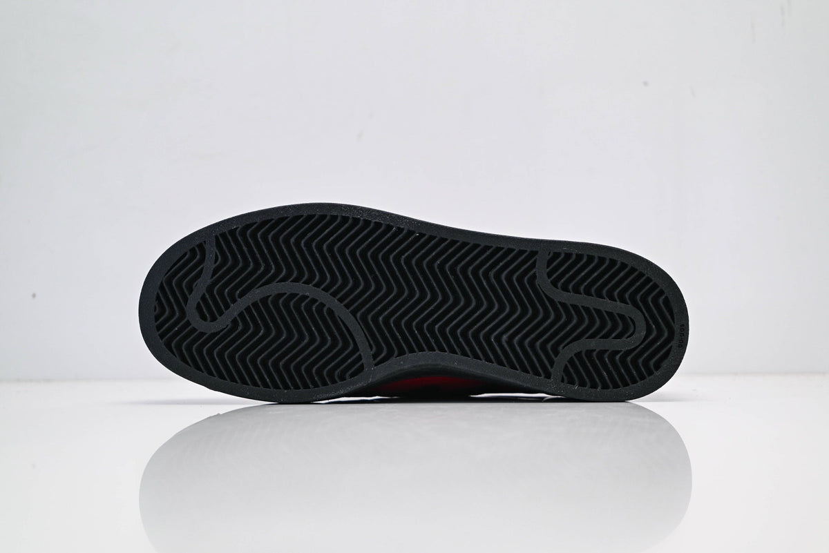 adidas Originals Superstar ¨C Red Croc-Embossed Upper with Black 3-Stripes & Shell Toe