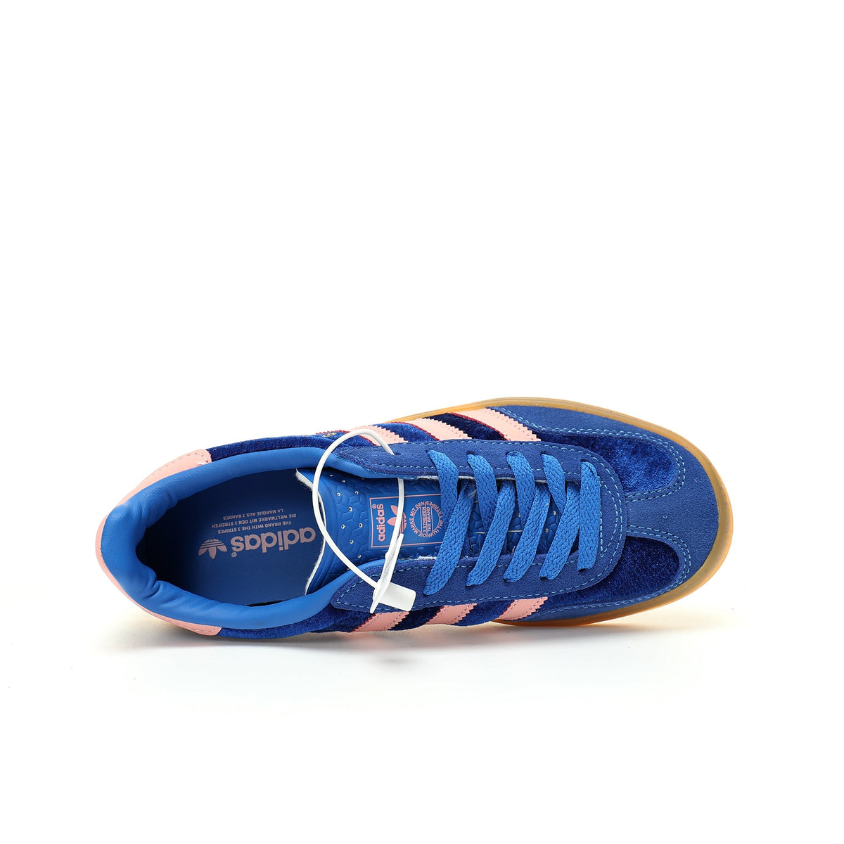 Adidas Originals Gazelle Indoor ¨C Dark Blue / Pink Gum Suede Low-Top Sneakers