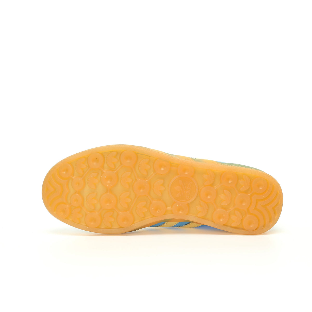 Adidas Originals Gazelle Indoor ¨C Light Blue / Yellow Gum Suede Low-Top Sneakers