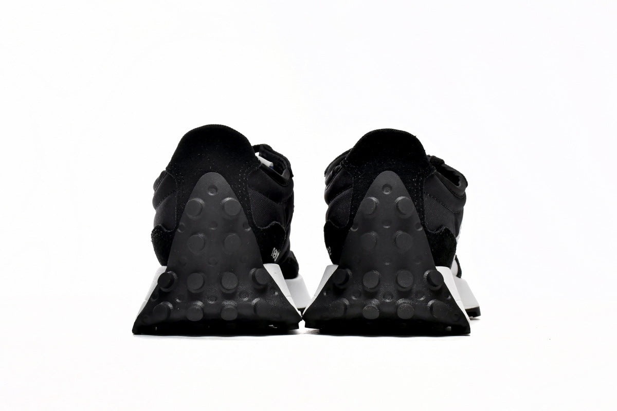 New Balance 327 Women's & Men's Retro Sneakers - Black & White