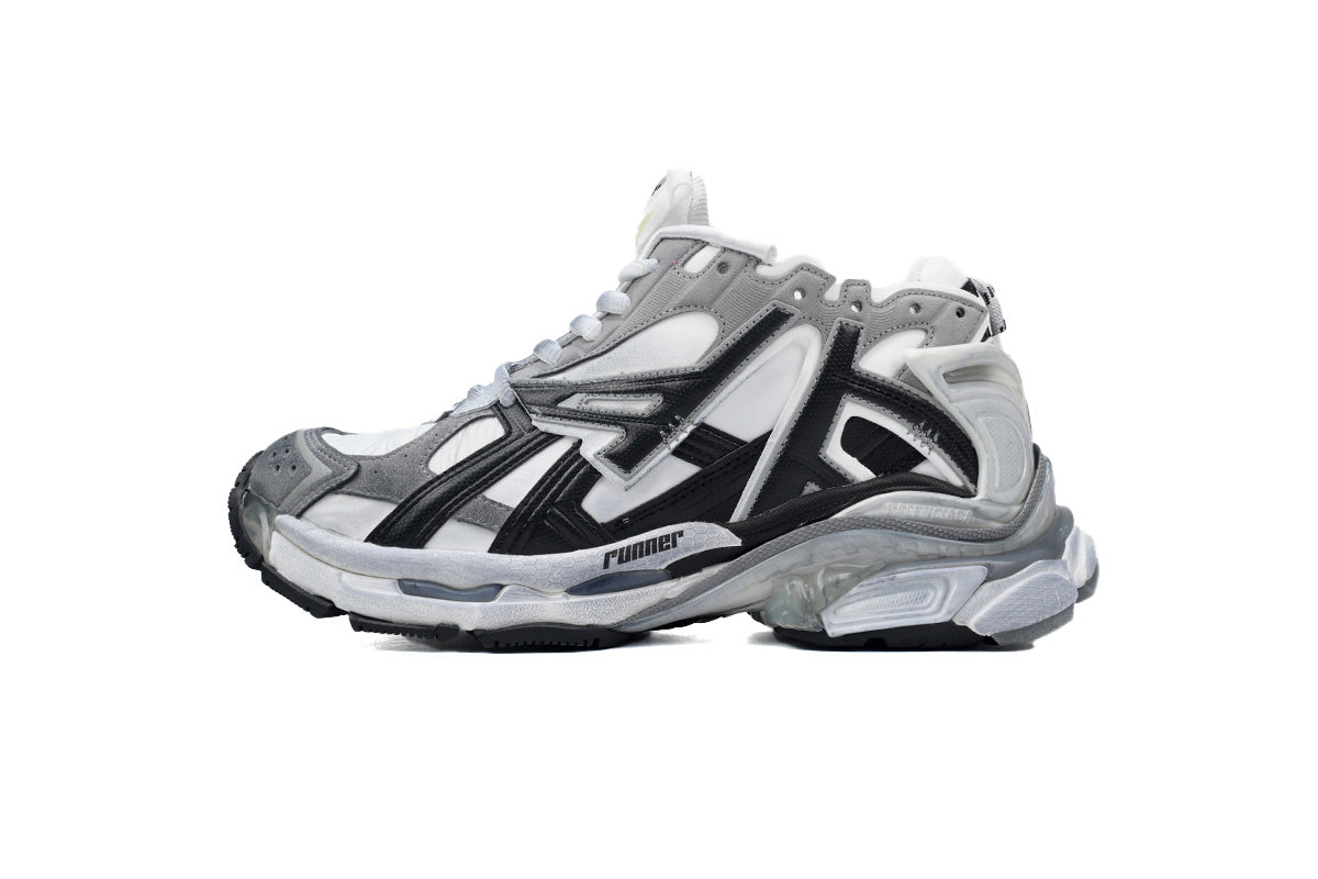 Balenciaga men's shoes Track Runner Sneaker ¨C Distressed Low-Top  balenciaga runners grey