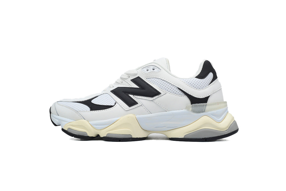 New Balance 9060 Women's & Men's Chunky Retro Sneakers - White & Black