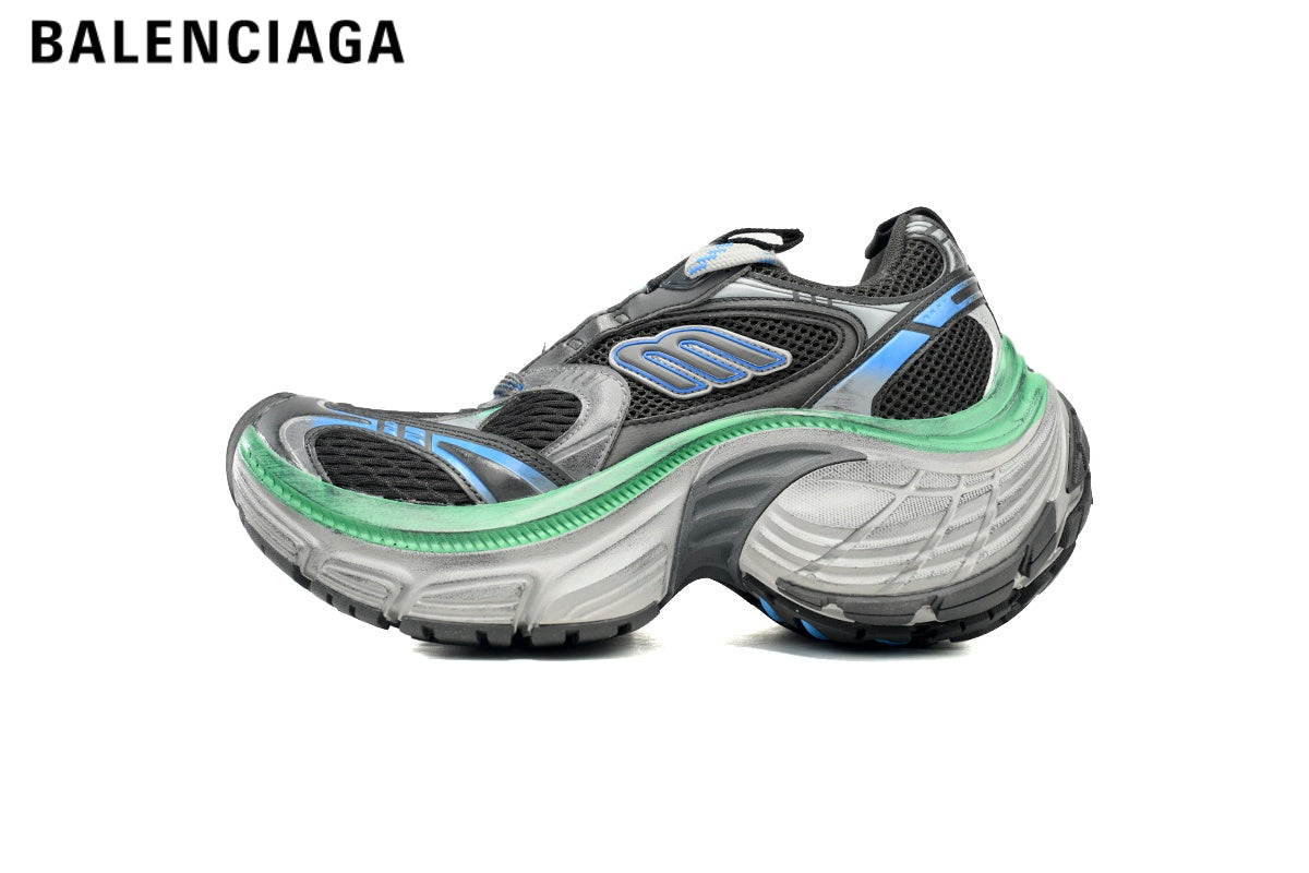 Balenciaga 10XL men's shoes  women sneakers ¡ª White / Silver