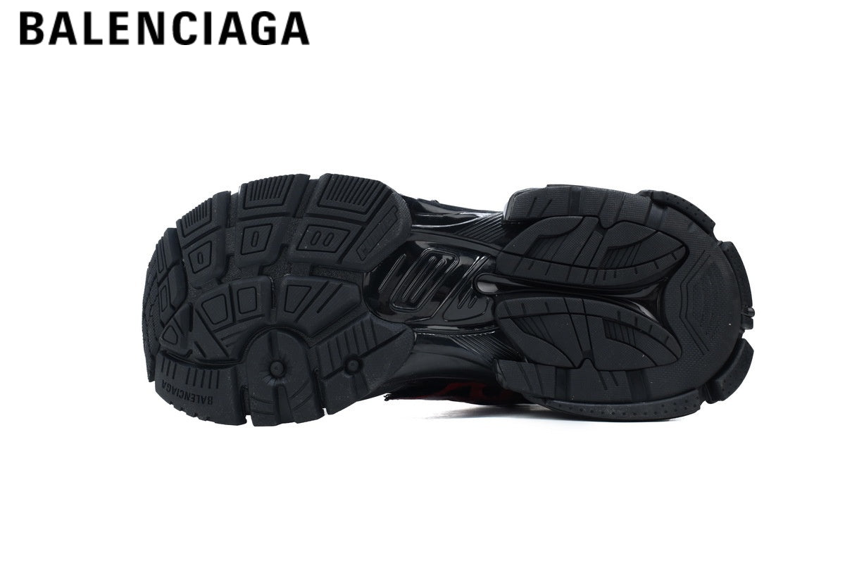Balenciaga Runner Graffiti men's shoes  women sneakers ¡ª Black / Red