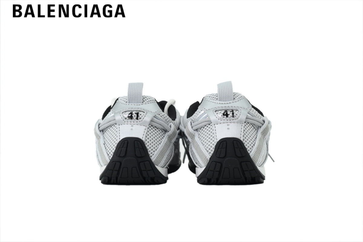Balenciaga Skate men's shoes  women sneakers ¡ª Silver, White & Blue