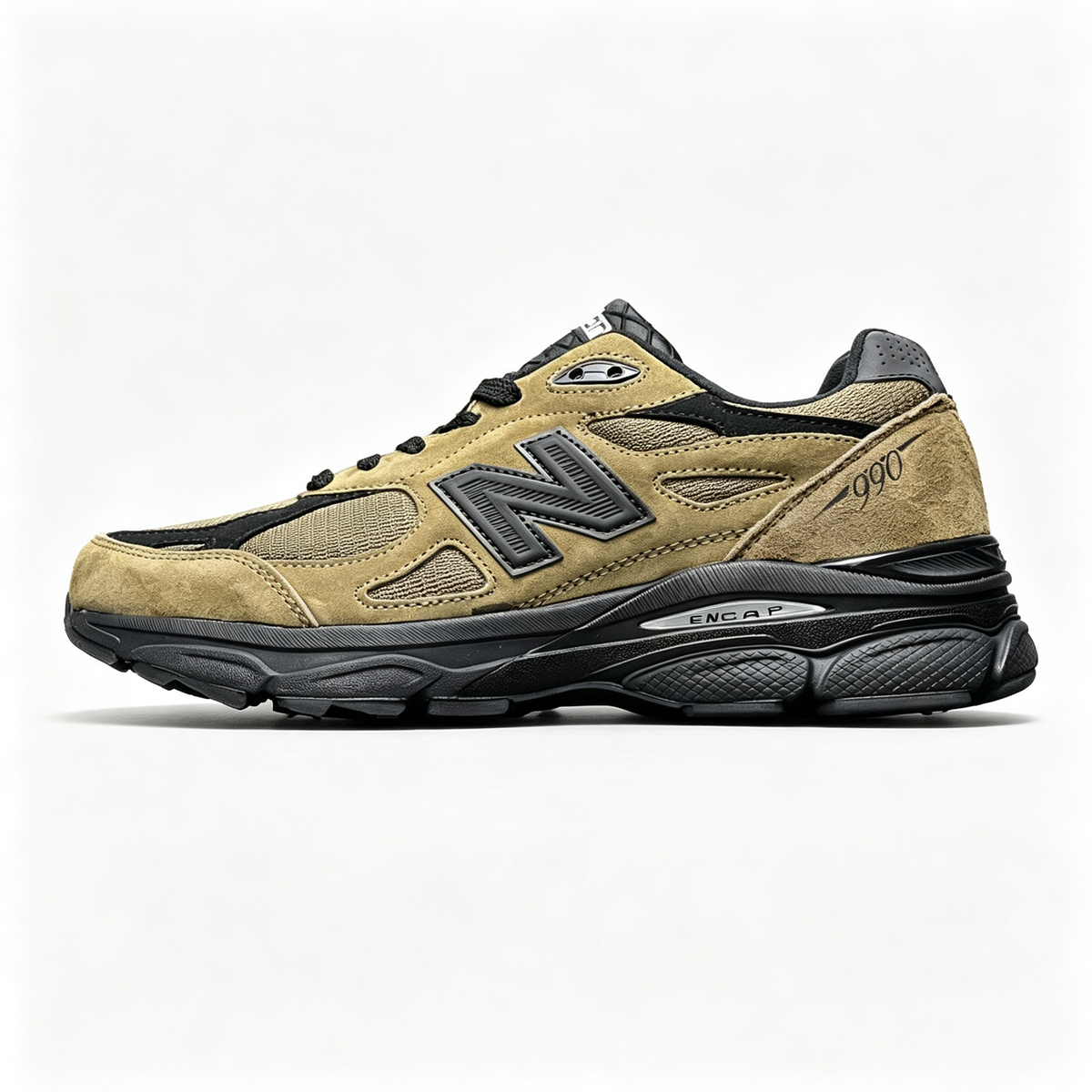 JJJJound x New Balance 990v6 Sneakers ¡ª¡¾Tan?Black¡¿
