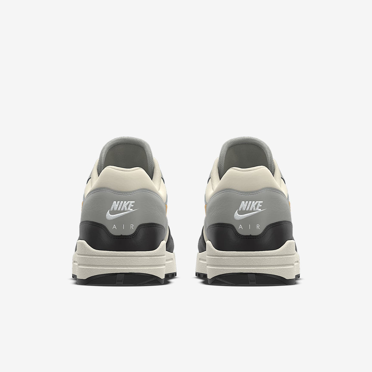 Nike Air Max 1 By You ¨C Grey/Cream/Yellow/Black Custom Sneaker