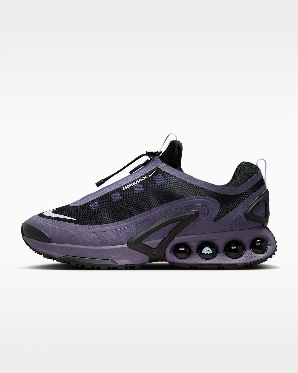 Nike Air Max DN Roam ¨C Purple / Black Mesh Athletic Sneakers