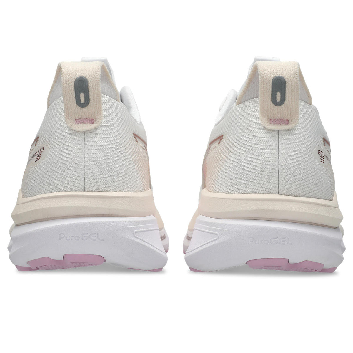 Asics  shoes  neutral running shoes mens  sneakers Gel-Kayano 33 White / Dusty Rose