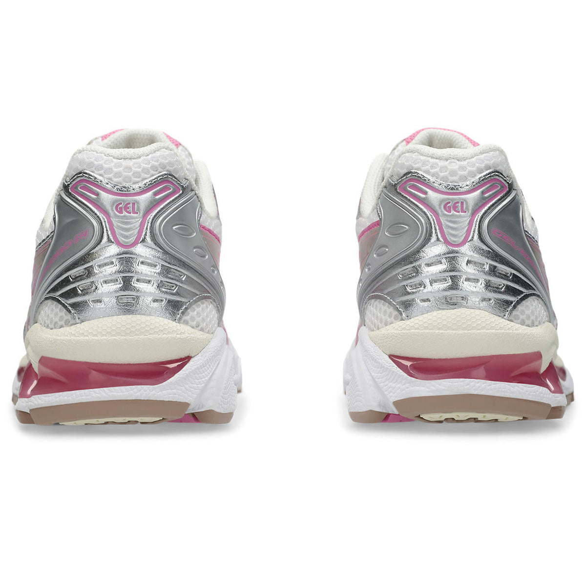 Asics  shoes  neutral running shoes mens  sneakers Gel-Kayano 14 White / Metallic Silver / Pink