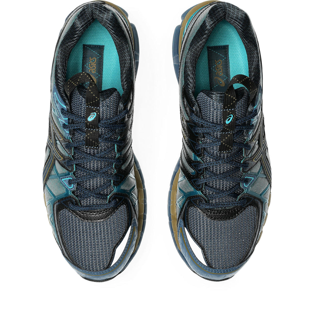Asics  shoes  neutral running shoes mens  sneakers Gel-Fujitrabuco Blue / Teal / Gold / Tan