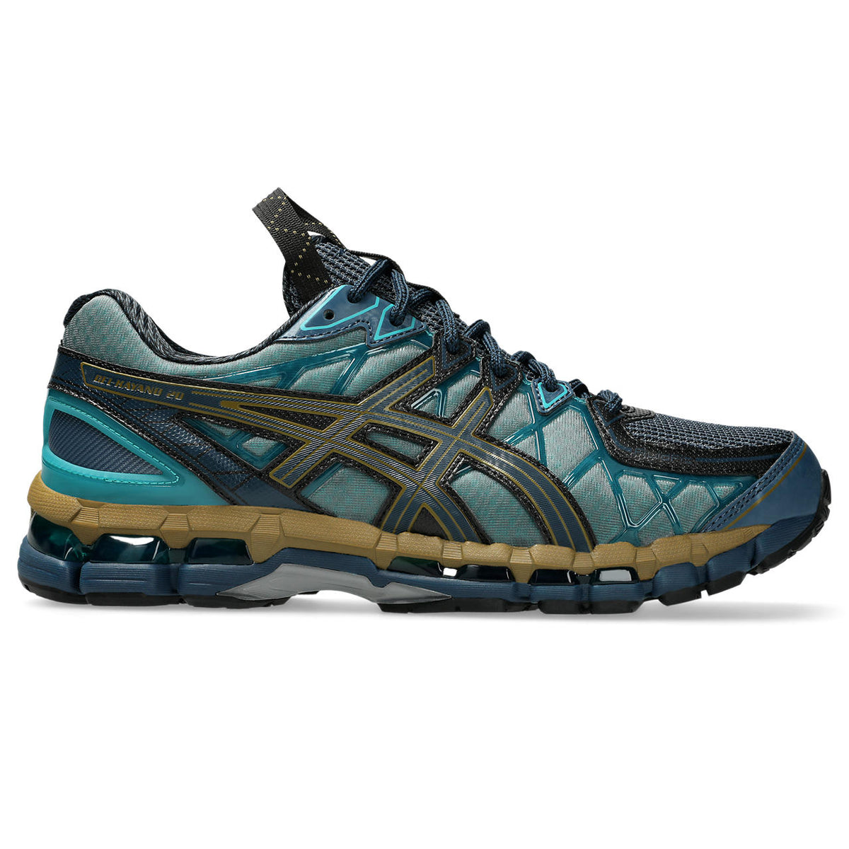 Asics  shoes  neutral running shoes mens  sneakers Gel-Fujitrabuco Blue / Teal / Gold / Tan