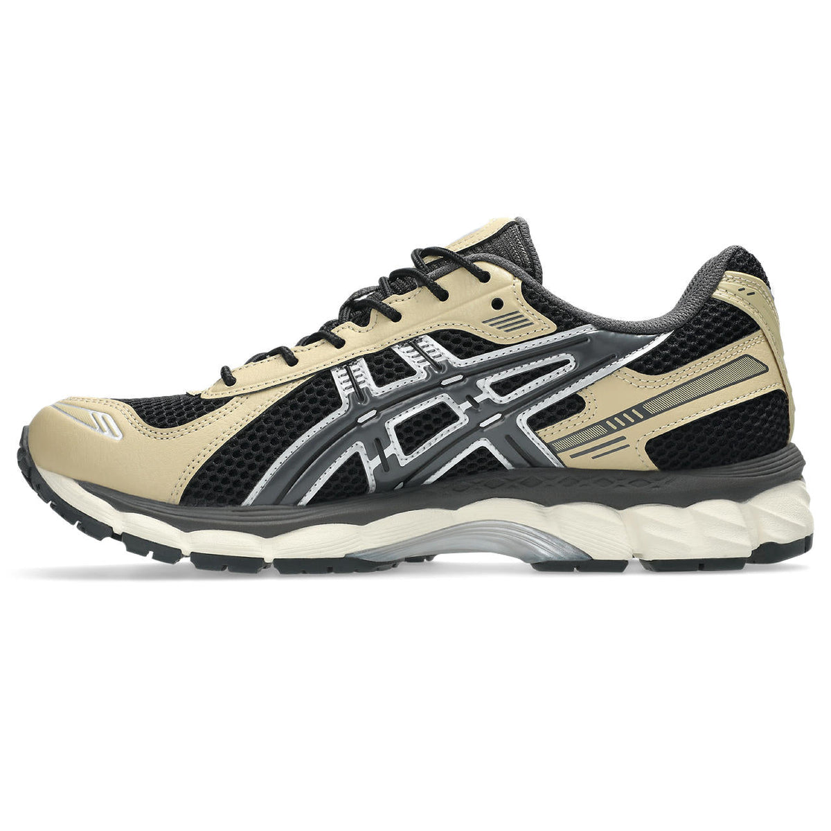 Asics  shoes  neutral running shoes mens  sneakers Gel-Nimbus Black / Beige / Metallic Silver